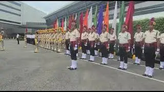 🛫15 August parade karte hue Delhi Airport Raxa securty and CISF and Delhi police 🛫