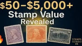 Million-Dollar Look at 3 Rare U.S. 50&cent; Stamps 🔥