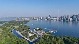 🇨🇦 Toronto 4K Drone View 🌆 | CN Tower, Downtown & Lake Ontario Skyline