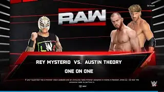 RAW 2025-12-29 : Rey Mysterio vs. Austin Theory(with Logan Paul)