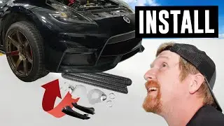 Z1 2015+ NISMO 370Z Complete Front Brake Cooling Kit Install