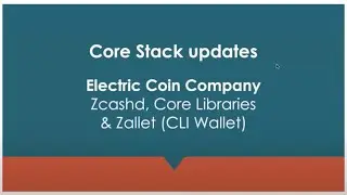 ECC Update: Zcash Arborist Call 2/20/25