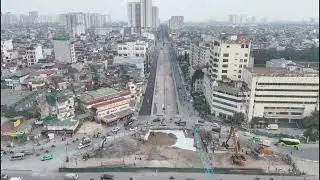 Toàn cảnh đường vành đai 2,5 đoạn Đầm Hồng – Giải Phóng