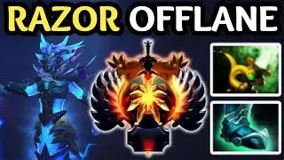 🔥 THIS RAZOR OFFLANE MELTS TEAMS | GREAVES BUILD MADNESS | DOTA 2 🔥