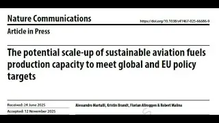 Potential scale-up of sustainable aviation fuels production capacity