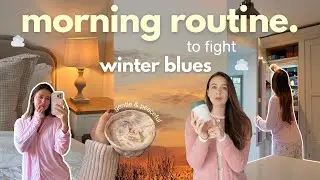 the morning routine getting me through winter ☁️ as an anxious girlie