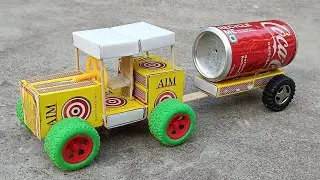 How to Make Matchbox Water Tank Tractor DIY Tractor Science Project Trolley