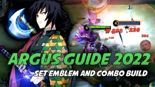 FULL CRITICAL !! BERANI COBA ?? INI BUILD ARGUS TERBARU 2022 | MOBILE LEGENDS ARGUS GAMEPLAY