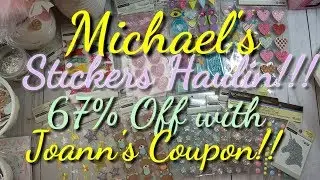 MICHAEL'S STICKERS 67% OFF with Competitors' Coupon