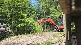 Loftness Battle Ax 10 series on a Kubota KX040