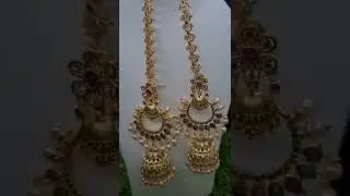 Cost 900..FS..Detachable earrings with maatilu..DM for order 9440310474..N #earrings, #maatilu
