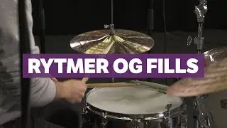 Trommesett: Rytmer og fills