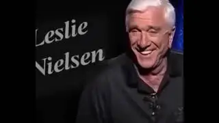 Leslie Nielsen Keeps Farting During Interview For Movie