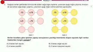 MODEL EĞİTİM EVDEKAL 7.DENEME SORULARININ &Ccedil;&Ouml;Z&Uuml;M&Uuml;
