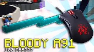 COMPREI O MOUSE MAIS APEL&Atilde;O PRA BEDWARS (Bloody a91 unboxing)