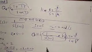 Automatic Control | PID Controller & Compensation Design Using Root Locus | Mostafa Raouf | FOE ASU