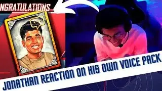 Jonathan Reaction on His Own Voice Pack - Jonathan Voice Pack BGMI