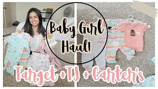 BABY GIRL CLOTHING HAUL 2021 | TARGET TJ MAXX CARTERS