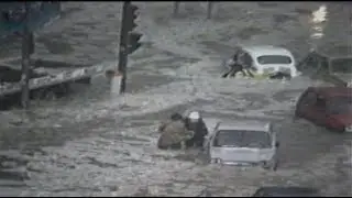 Históricas inundaciones de Málaga en 1989