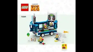Building instructions for 75581, Minions&rsquo; Music Party Bus, LEGO&reg; Despicable Me 4