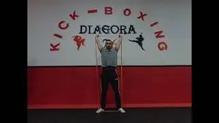 DEVELOPPE MILITAIRE AVEC ELASTIQUE : MILITARY PRESS FOR SHOULDERS WITH ELASTIC