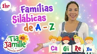 Fámilias silábicas A-Z - Educação Infantil - Vídeo Educativo - Música Infantil - Aprenda Brincando