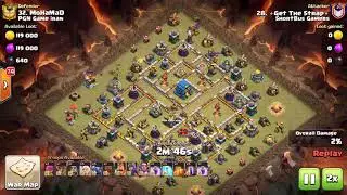 Clean up 12v12 mass pekka bat | SBG vs pgn game iran