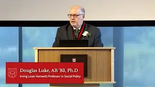 Installation of Douglas Luke as the Irving Louis Horowitz Professor in Social Policy