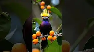 Unique and lovely bird wearing glasses #nature #mother #birds #parrot #shorts #owl #ai
