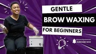 Tutorial: How To Wax Eyebrows w/ Soft Wax For Beginners | The Waxing Esthetician