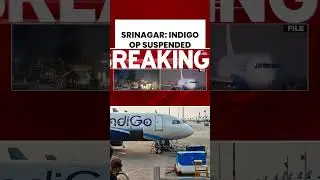 Srinagar: Jammu Kashmir Snowfall Results Indigo Operation Suspension | Flights #jammukashmir #snow