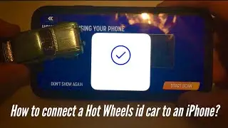 How to connect a Hot Wheels id car to an iPhone? (2019)