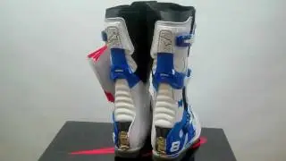 Tech 8 weiss/blau Alpinestars
