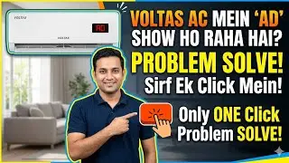 voltas ac ad problem || AD problem in voltas ac || how to remove ad problem in voltas ac