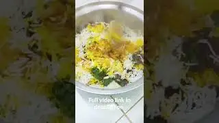 Biryani recipe #shorts #foodshorts #biryani #biryanilovers #delightfulday