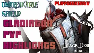 Gladiator is unstoppable in the Arena | Gladiator PvP Highlights | Black Desert Mobile