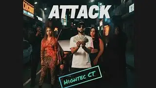 ATTACK (Official lyrics video) Hightec CT | latest rap song (2K25)