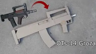 Como hacer un OTs-14 Groza de cartón
