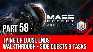 MASS EFFECT ANDROMEDA Walkthrough Gameplay Part 58 - Tying Up Loose Ends + Romances (Mass Effect 4)