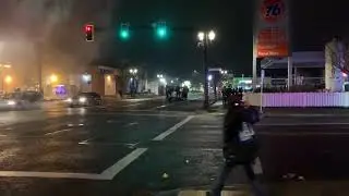 Antifa Mob In Riot Gear Shut Down Roads All Across Portland Oregon