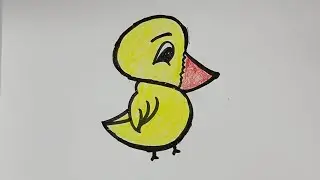 Cute 🐥 Chick drawing#drawing #cute #chicken #painting #sketch #trending #viral #easy ..