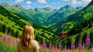 🇨🇭Alpine Magic | Gstaad Walking Tour 4K | Relaxing Switzerland Vlog