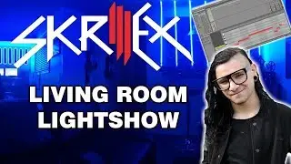 Skrillex - Mumbai Power feat. Beam (Living Room Light Show)
