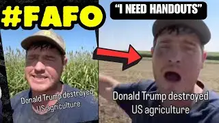 Trump&rsquo;s Tariffs DESTROY MAGA Farmers 💥 Now Begging for Government Handouts | #FAFO Season