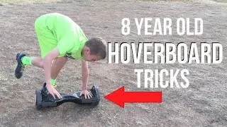 8 YEAR OLD DOES TRICKS ON A HOVERBOARD! (Swegway)