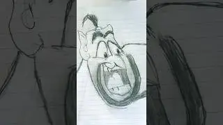 Genie from Aladdin drawing #aladdin #disney #movie #youtubeshorts #trending #genie #aladdin #viral