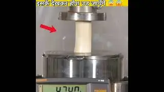 Human bone vs Hydraulic press😲 Who most powerful😱।#shorts #expriment #ytshorts #viralshorts