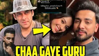 OMG😱- Karan Aujla And Salman Khan Family Reacts On Elvish Yadav Jannat Zubair New Song 