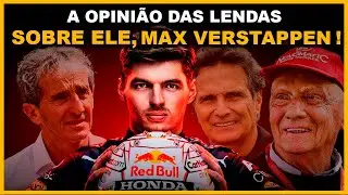 O que as LENDAS DA F1 PENSAM sobre MAX VERSTAPPEN?