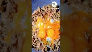 Egg-Chicken Keema and Potato Stuffed Paratha
